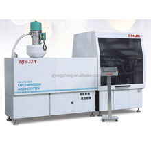 cap compression molding machine with machine parts